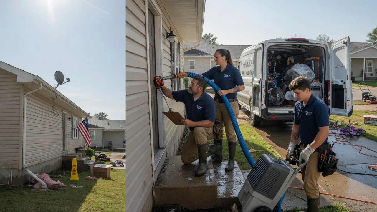 Ceiling Water Damage Restoration in Juneau, WI near me